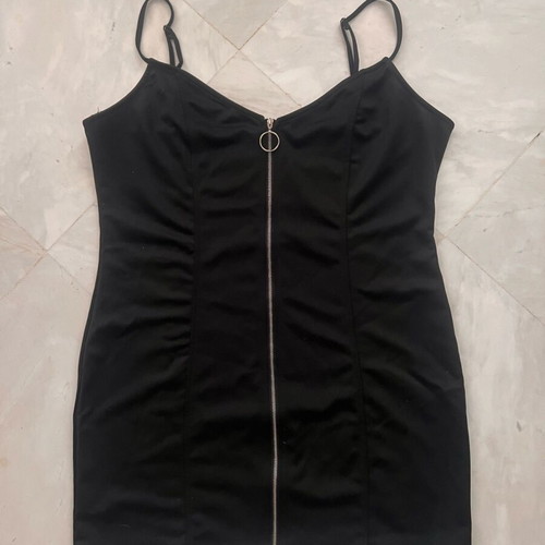 Dress with adjustable straps and zipper, like new, size XL