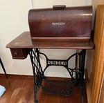Singer sewing machine used, functional