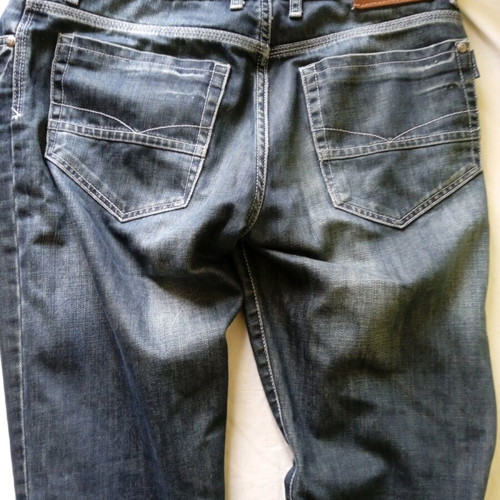 Navy & Green denim pants used 100% cotton size 33