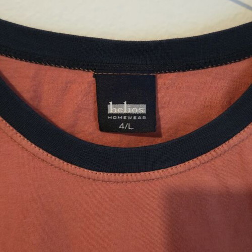 Helios men's t-shirt Large like new, terracotta with Pro City print