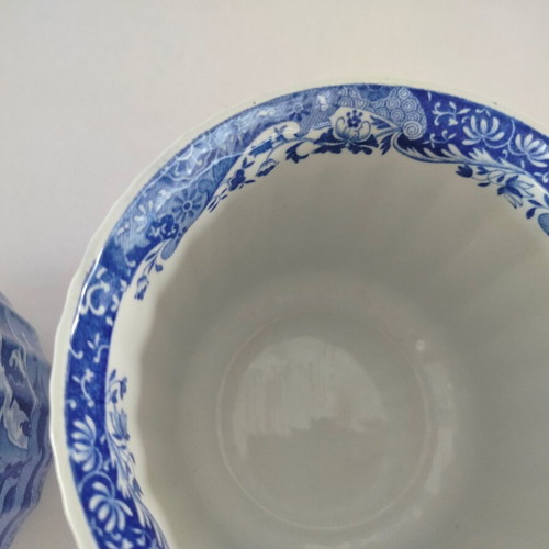 Spode flowerpots set of 2 used, made in England c.1816