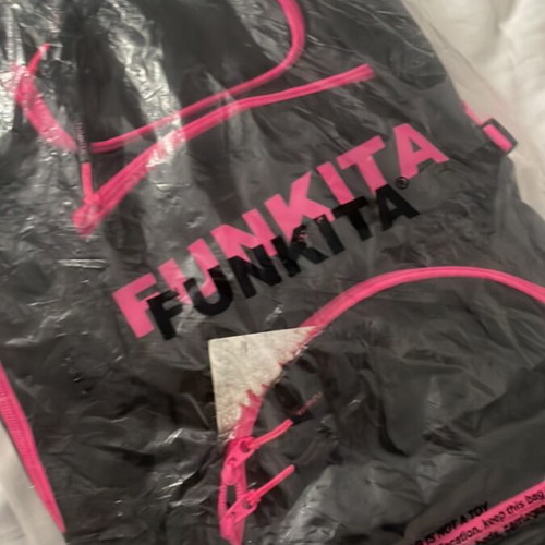 Funkita Shoulder Bag New, Black and Pink for Swimming and Polo