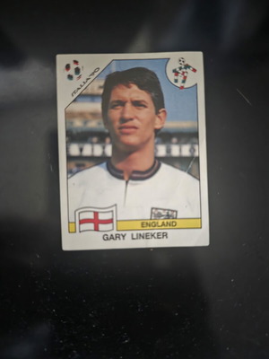 Gary Lineker Panini World Cup 1990 Sticker used