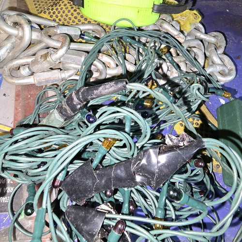 Multicolor Christmas lights used with program