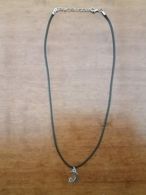 Leather pendant necklace new
