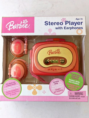 Barbie Stereo Player new, collectible with earphones