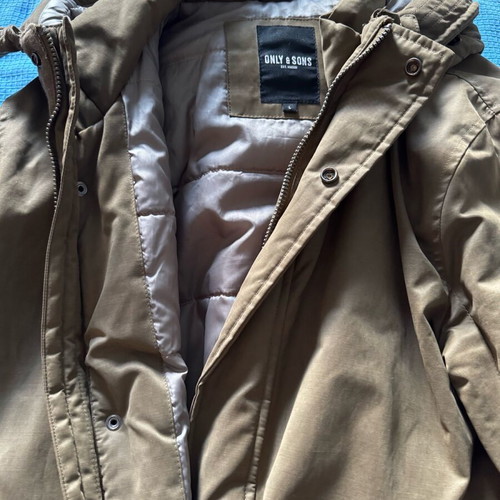 Parka like new, beige, size L for 2-year-old boy