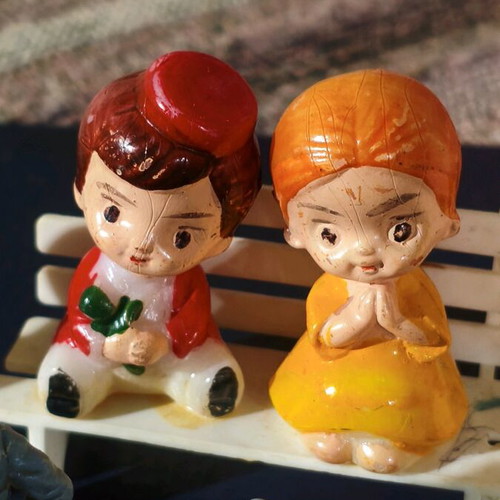 Vintage toys used, set of 18 pieces