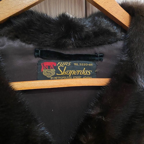 Mink fur jacket Skaperdas Furs like new, brown