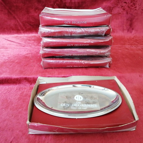 Serving platter 20 cm inox massif Guy Degrenne France new