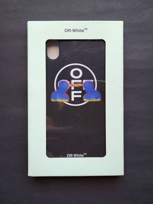 Off-White Thermo Man iPhone XS back cover new