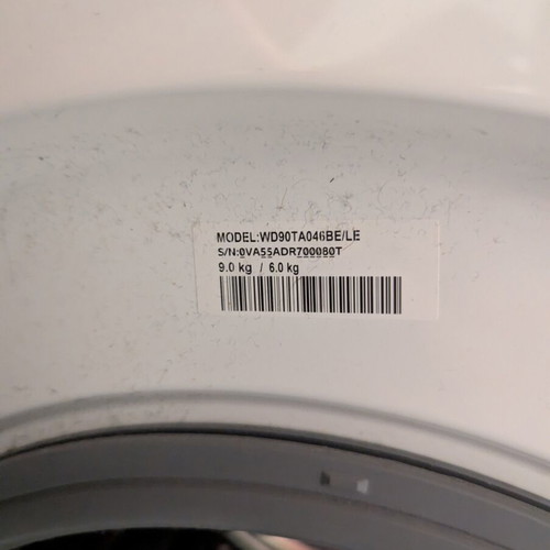 Samsung washing machine and dryer combo 9kg/6kg