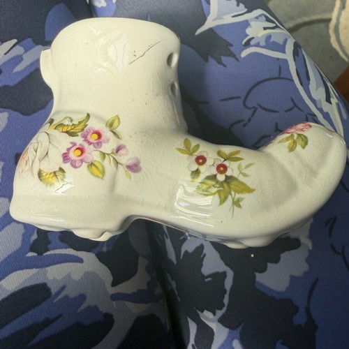 James Kent Old Foley porcelain boot England like new