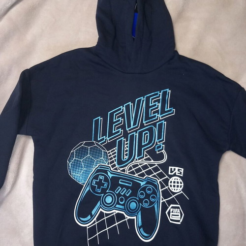 Marks Spencer hoodie sweatshirt new, blue, boys size 146 cm