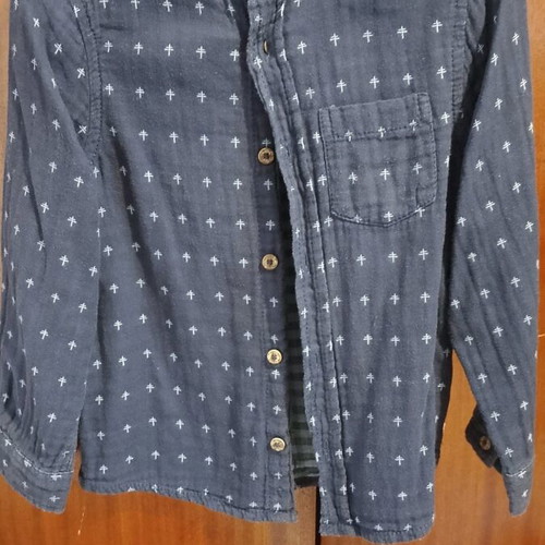 Benetton blue shirt for 4 years like new, size 104 cm