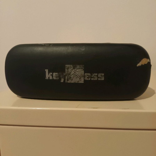 Key K Ess women's sunglasses used, rimless, brown, small size