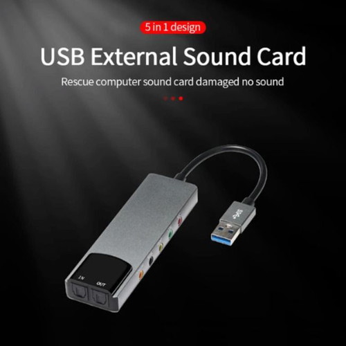 External sound card 5.1 and 7.1 surround new with USB