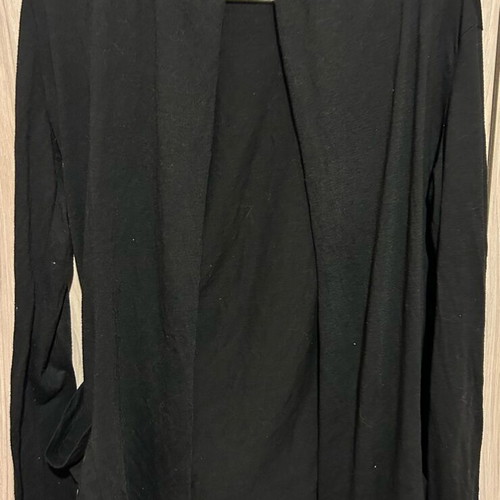 Cardigan black thin summer used, size M