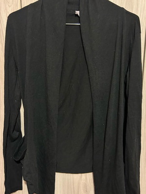 Cardigan black thin summer used, size M
