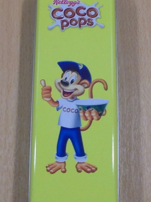 Kellogg's coco pops διαφημιστική μεταλλική κασετίνα μεταχειρισμένη