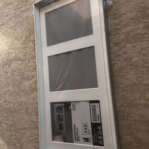 White frame new for three photos IKEA