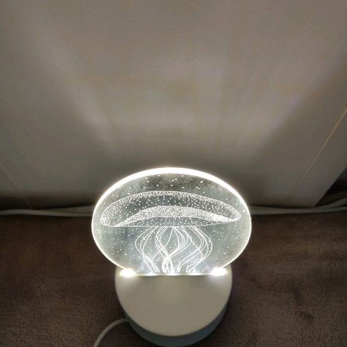 Table decorative lamp Medusa LED transparent used