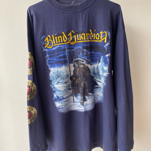 Blind Guardian long-sleeve vintage ’98 shirt like new, size XL, blue