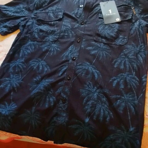 Men's shirt large new blue