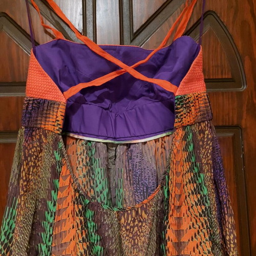 Missoni long orange dress like new