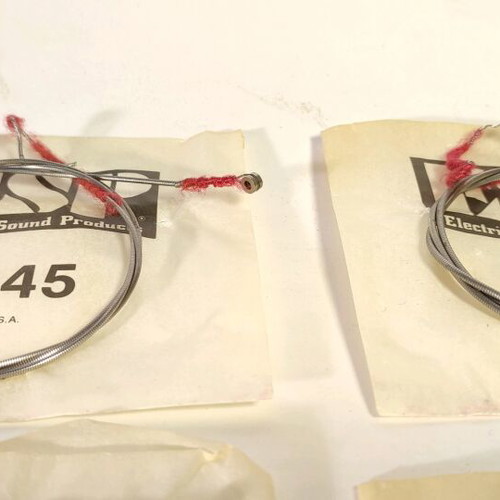 ESP bass strings used, pack with .045 .065 .085 .105 gauges