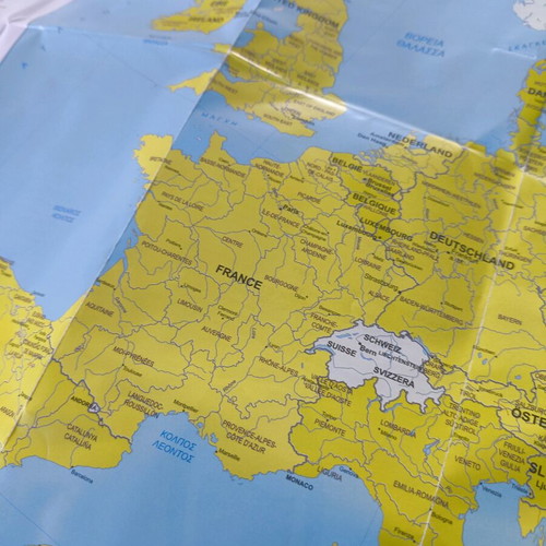 Europe map new with information