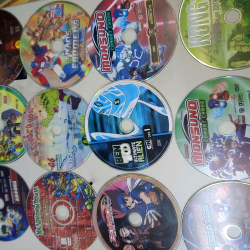 Children's DVD and VCD used, pack of 100
