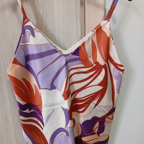 Satin blouse like new, multicolored, size S