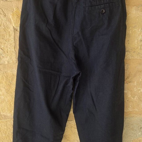 COS Women's Pleated Cropped Trousers Like New, Blue, Size S