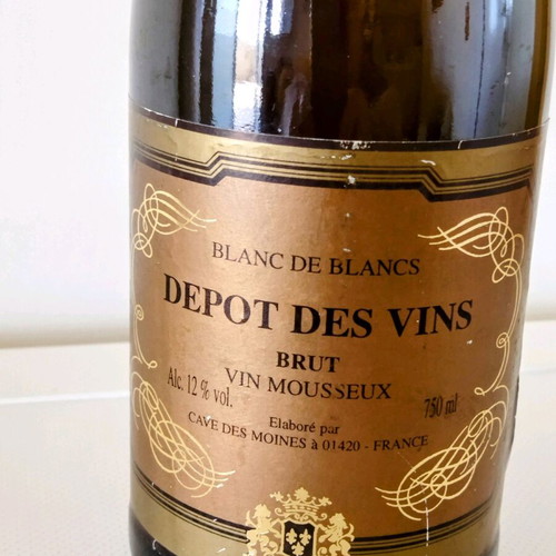 Depot Des Vins champagne like new, French, vintage