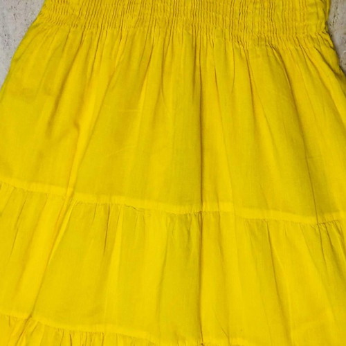 Speed Control dress new, size M, yellow cotton