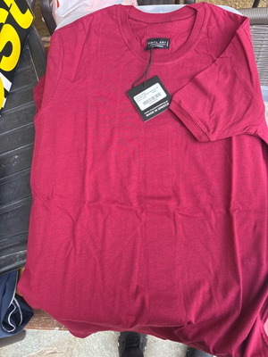 Vinyl men's t-shirt new, red, size S