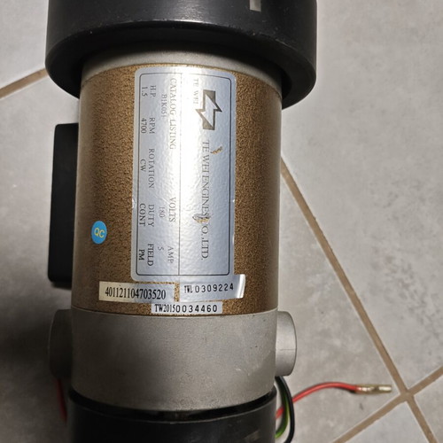 Kettler treadmill motor 1.5 HP 180V DC like new