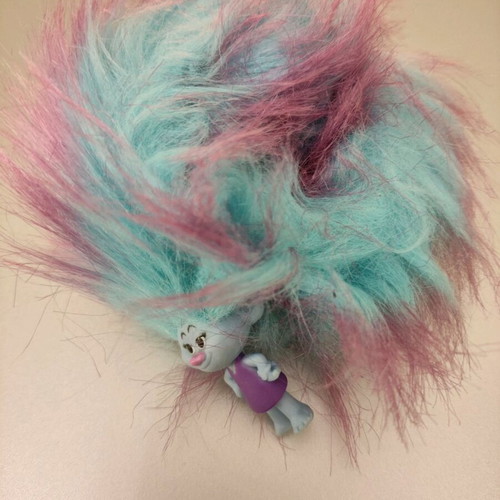 Hasbro Trolls Hair Huggers Chenille like new