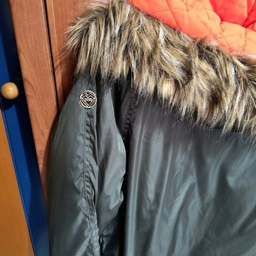 BSB women's jacket like new, size M, khaki with orange lining