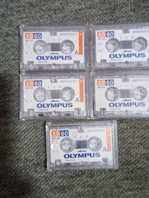 Olympus XB60 μικροκασέτες μονές καινούργιες, πακέτο 5 τεμ.