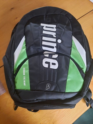 Prince σακίδιο πλάτης σαν καινούργιο, μαύρο και πράσινο