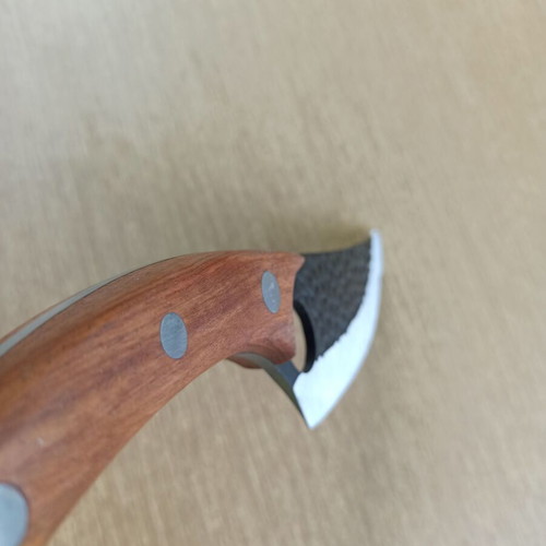 Kitchen Knife with Asian Design New, wooden handle