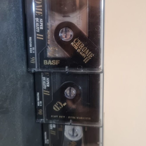 Basf chrome audio cassettes used in good condition