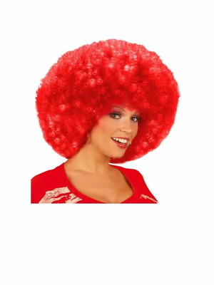 Red Afro Wig new