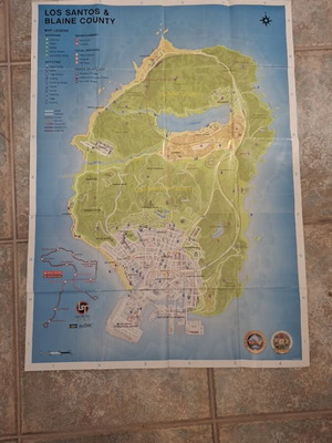 Los Santos & Blaine County map