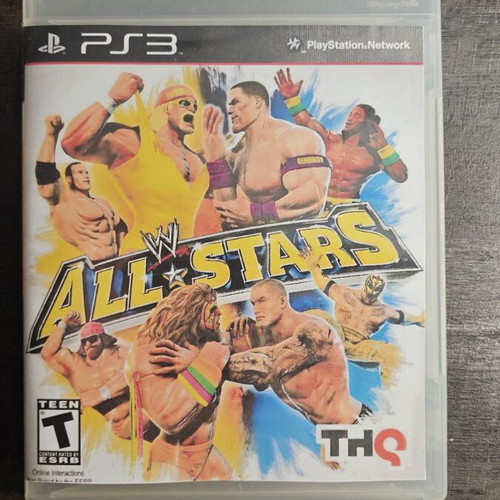 Wrestlemania All Stars PS3 game, authentic with printed cover
