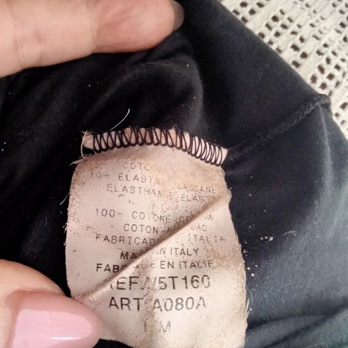 Vintage Virgin Black Sleeveless Top with Double Fabric, Size M, Like New