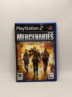 Mercenaries Playground of Destruction PS2 used action adventure game