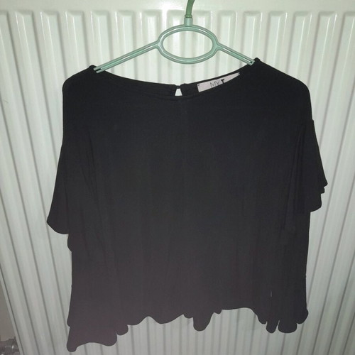 Black loose alpha line blouse like new